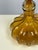 Design Plus Gallery presents the Amber Glass Decanter by Diamond Star. The molded glass body displays a sculptural, lobed...