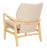 2020s Accent Chair in Beige & Natural For Sale - Image 5 of 9