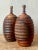Late 20th Century Vintage Boho Turned Wood Vessels - Set of 2 For Sale - Image 5 of 6