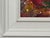 Contemporary Ameryllis Study 2 - Miniature Abstract Floral Canvas Art by Contemporary Artist 2005 For Sale - Image 3 of 12