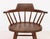 Brown George Nakashima Walnut Captain's Armchairs, Pair For Sale - Image 8 of 10