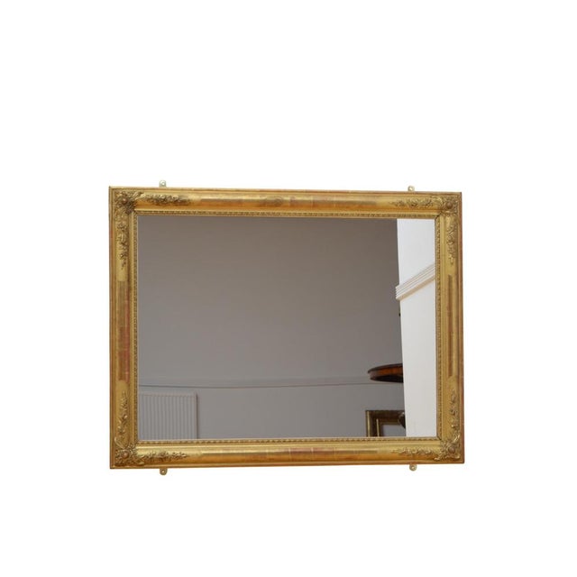 19th Century Gilded Wall Mirror For Sale - Image 3 of 14