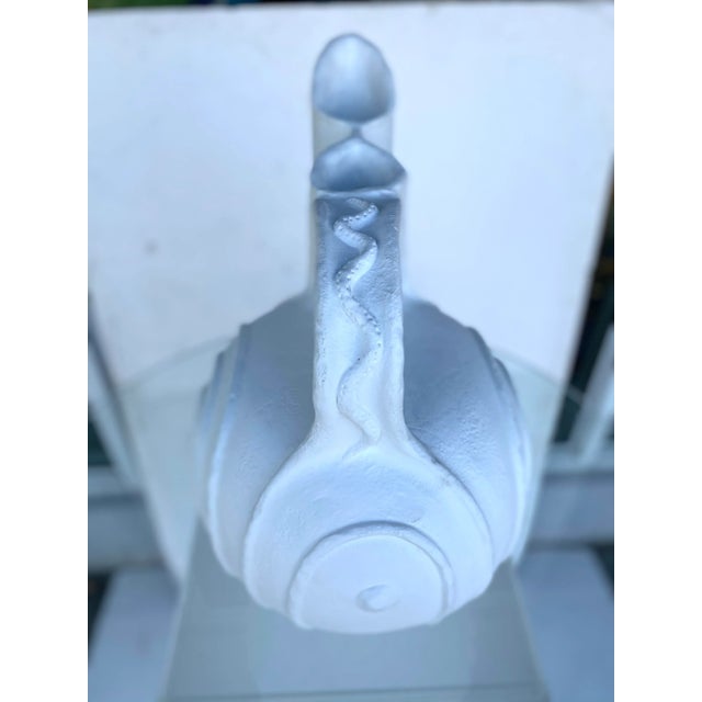 1980s 1980s Large Gesso Vessel For Sale - Image 5 of 7