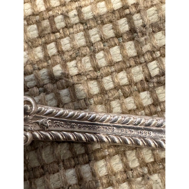 Late 18th Century Antique Gorham "Cambridge" Sterling Silver Serving Spoon 8 1/2" Monogram "N" For Sale - Image 5 of 5
