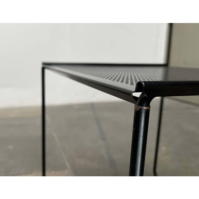 Postmodern Perforated Metal Nesting Side Table from Ikea, 1980s For Sale - Image 15 of 18