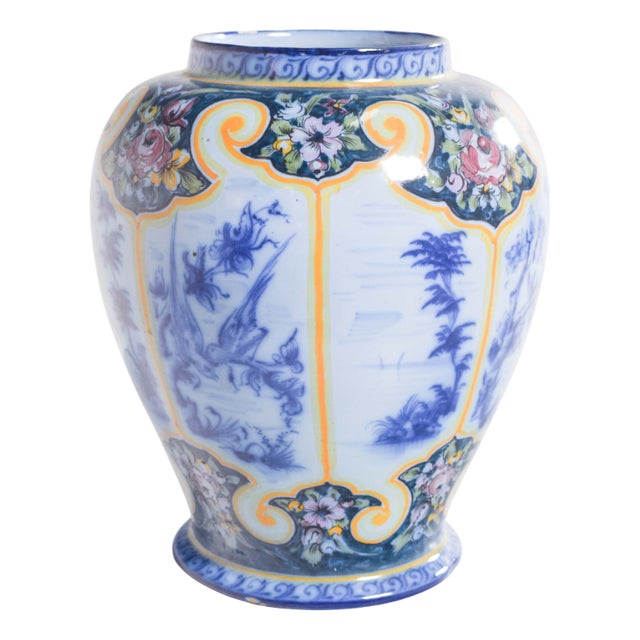 Vase in Portuguese Pottery, 1950 For Sale