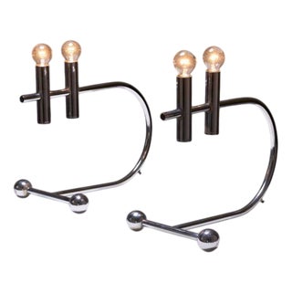 Italian Space Age Table Lamps, 1970s, Set of 2 For Sale