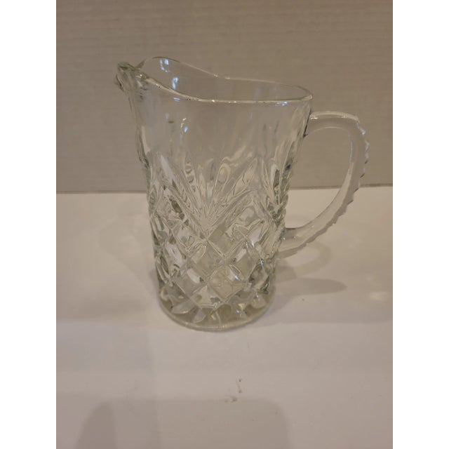 Vintage Cut Glass Creamer For Sale In Chicago - Image 6 of 6