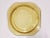 This is a Vintage Federal Glass Madrid Salad Plate, Amber/Yellow. It measures 3/4" high and 7 1/2“ in diameter. The piece...