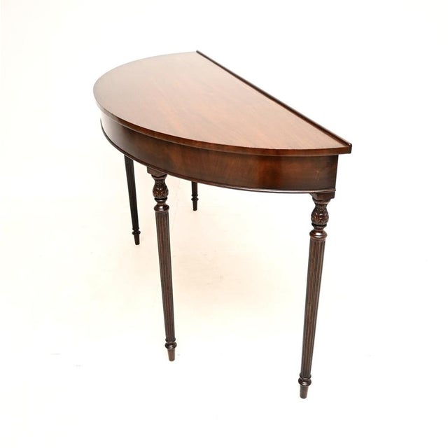 1950s Vintage Georgian Style Console Table, 1950 For Sale - Image 5 of 8