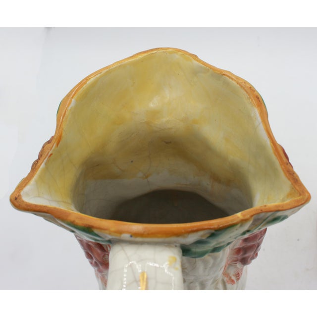1860s English Staffordshire Red King Charles Spaniel Pitchers - a Pair For Sale - Image 9 of 9