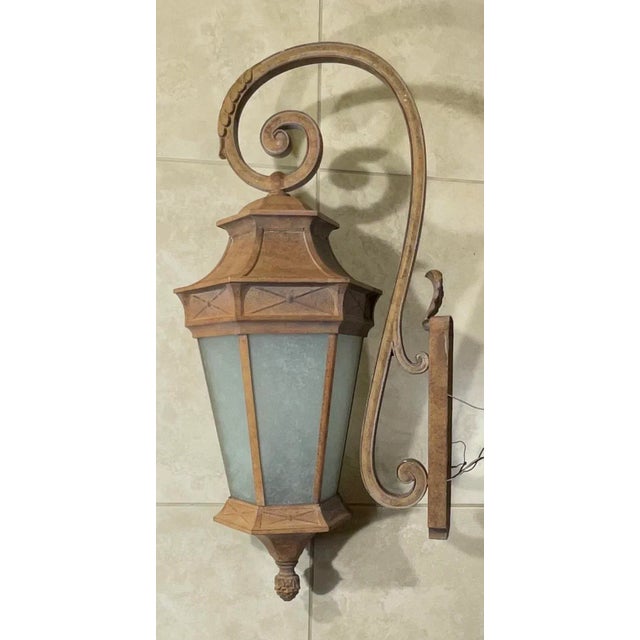 2020s Single Powder Coated Aluminium Wall Lantern For Sale - Image 5 of 10