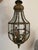 Vintage Leafy Foliate Lantern in Patinated Brass For Sale - Image 4 of 6