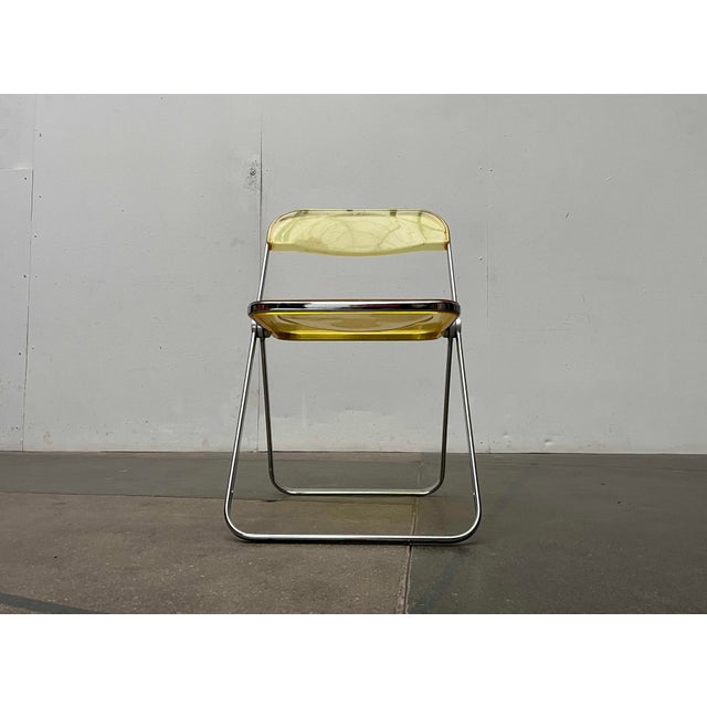 Mid-Century Modern Italian Space Age Model Plia Folding Chair by Giancarlo Piretti for Castelli, 1960s For Sale - Image 16 of 18