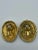 Gold Christian Lacroix Greek Roman Cameo Clip-on Earrings For Sale - Image 8 of 8