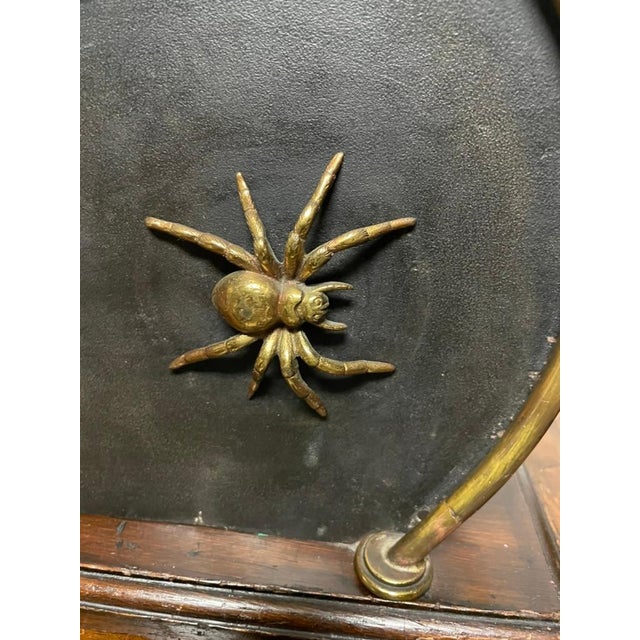 Brown 19th Century English Mahogany Brass And Steel Magazine Rack For Sale - Image 8 of 12