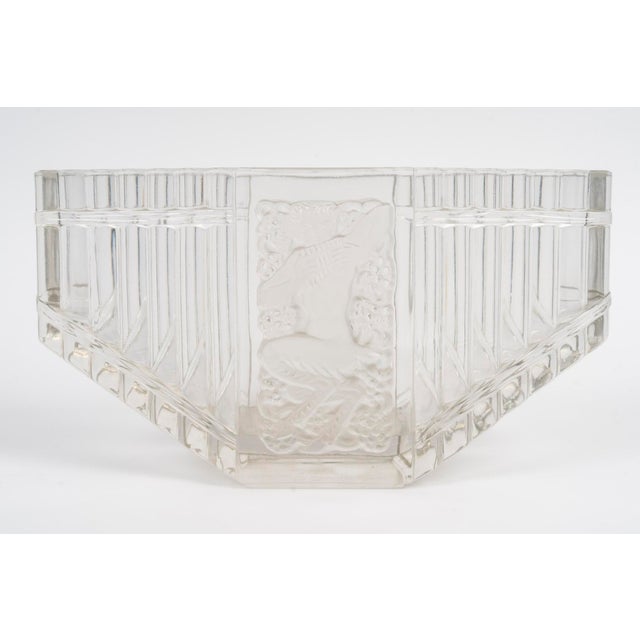 René Lalique, Pan Vase, 1937, Pressed Glass For Sale - Image 3 of 10