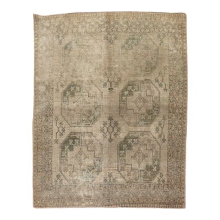 Antique Zabihi Collection Tribal Square Ersari Rug For Sale