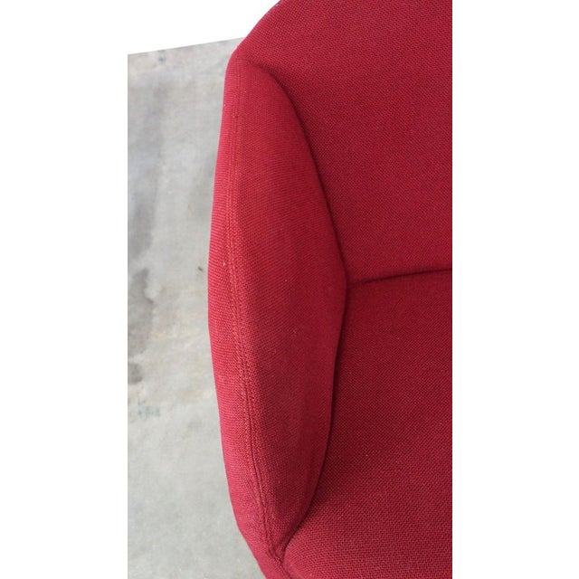 Red Set of Vintage Red Fabric Armchairs Model Ben from Artifort For Sale - Image 8 of 14