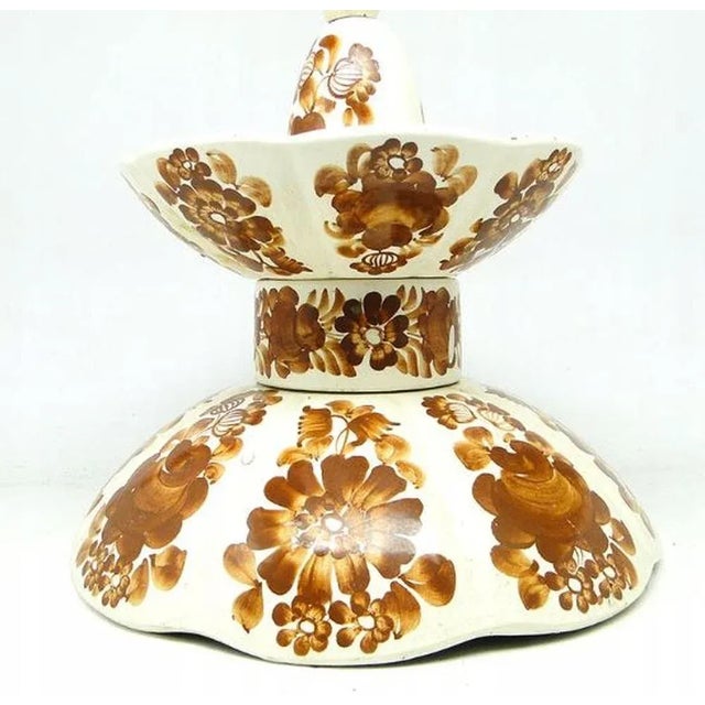 1950s Pop-Art Pendant Lamp, Bolesławiec, Poland, 1950s For Sale - Image 5 of 6