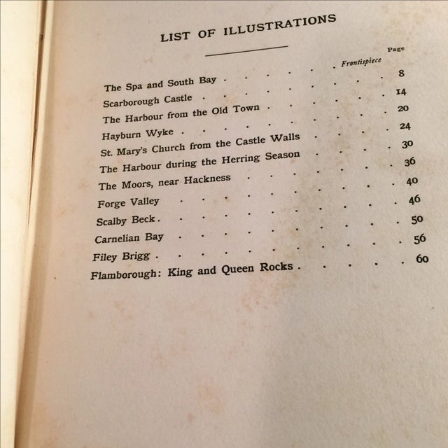 Antique 1930s 'Scarborough' Book For Sale - Image 5 of 9