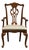 Broyhill Furniture Solid Cherry Traditional Georgian Style Dining Arm Chair 7940-87/86 For Sale