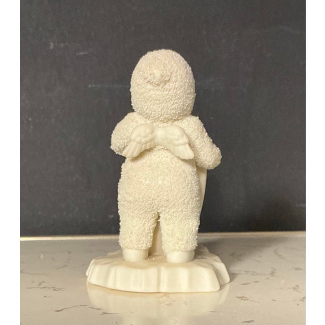 Vintage Department 56 "Snowbabies" Figurine "Are You on My List? In Original Packinging, Retired 1998 For Sale - Image 4 of 11