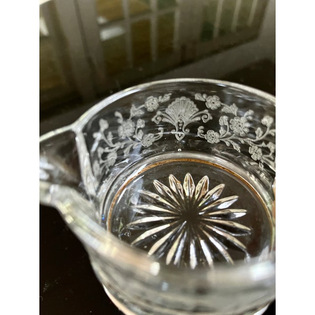 Vintage Duncan & Miller First Love Sugar and Creamer For Sale - Image 12 of 12