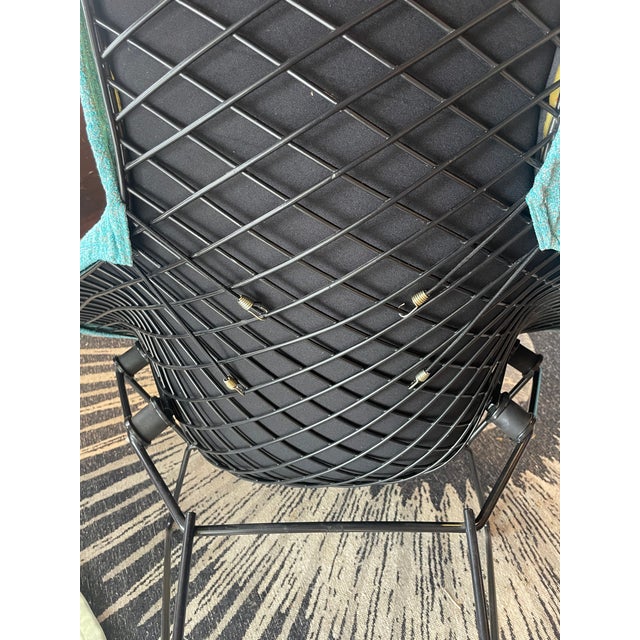 1960s 1960s Harry Bertoia Bird Chair and Ottoman For Sale - Image 5 of 5
