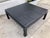 Van Horn Linen Wrapped Asian Style Coffee Table in Satin Black Lacquered Finish For Sale - Image 12 of 12
