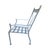 Mid-Century Modern Late 20th Century Wrought Iron Chairs Set of 6 For Sale - Image 3 of 13