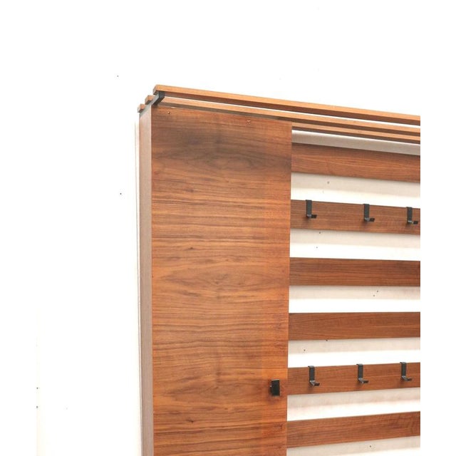 Vintage Hallway Cabinet with Coat Rack and Shoe Cabinet, 1960s For Sale - Image 6 of 8