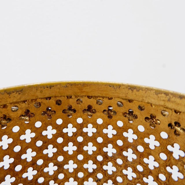 Hollywood Regency Gilt Umbrella Stand attributed to Li Puma Firenze, Italy, 1950s For Sale - Image 11 of 12