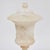 1940s Pair Vintage Italian Small Lidded Urn Alabaster Lamps For Sale - Image 5 of 9