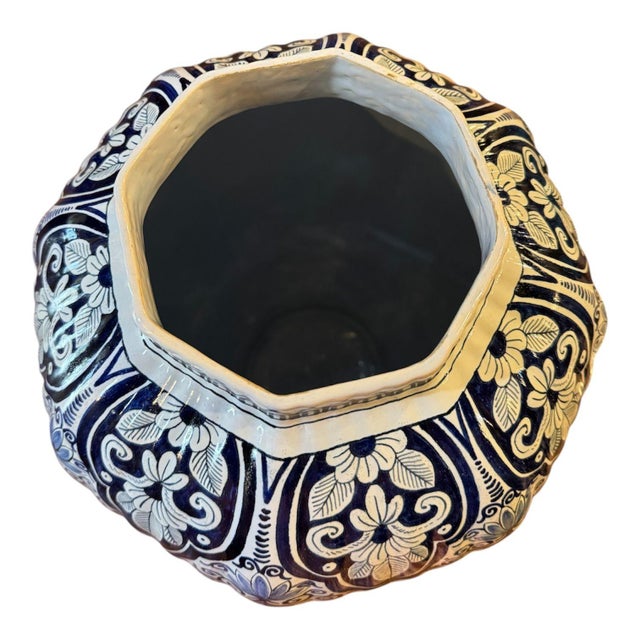 19th Century Monumental Delft Ginger Jar For Sale - Image 10 of 11