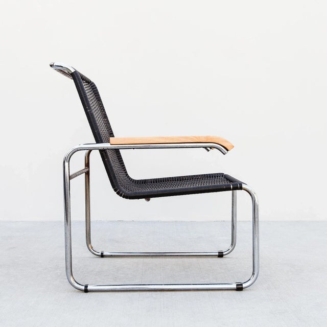 Mid 20th Century Vintage S35 Cantilevered Lounge Chair Attributed to Marcel Breuer For Sale - Image 5 of 12