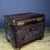 Wood Vintage Rosewood Jewelry Box / Vanity Chest With Brass Hardware & Carved Drawers For Sale - Image 7 of 9