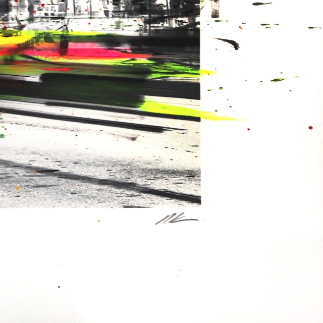 Mel's Inverted II - Abstract Colorful Mixed Media Landscape Still Life Painting Original Artwork by Pete Kasprzak For Sale In Los Angeles - Image 6 of 6