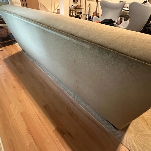 Custom William & Wesley Co. Mohair Sofa For Sale - Image 4 of 6