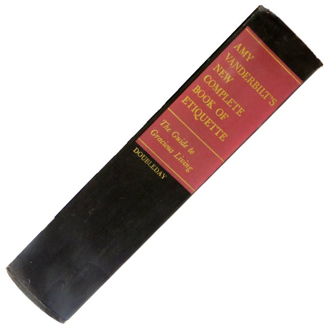 Mid 20th Century Etiquette Books - 1963 Amy Vanderbilt & 1997 Emily Post For Sale - Image 5 of 7