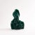 Emerald Green Ceramic Goddess Bust Figures - Pair For Sale - Image 4 of 12