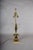 Mid-Century Modern Hollywood Regency Brass Palm Leaf Table Lamp with Dual Socket and Square Plinth Base, Europe, 1960s For Sale - Image 3 of 7