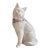 Vintage Lenox Ivory Bone China 24k Gold Jeweled Cat Figurine For Sale