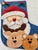 Textile Vintage Crazy Mountain Imports "Porch & Parlour" Felt Christmas Stocking - Primitive Folk Art Santa, Reindeer & Bear Excellent Condition For Sale - Image 7 of 13