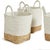 Kenneth Ludwig Chicago Madura Market Baskets, Set Of 3 For Sale - Image 4 of 10