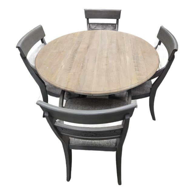 Ethan Allan Dining Room Table With 4 Chairs For Sale