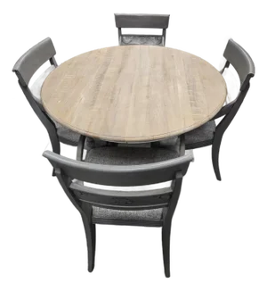 Ethan Allan Dining Room Table With 4 Chairs