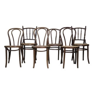 Bistro Chairs, 1900s, Set of 6 For Sale
