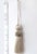 Petite Beaded Key Tassels in Ivory and Taupe - A Pair For Sale In New York - Image 6 of 14