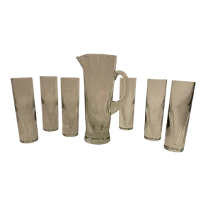 1980's Carlo Moretti Bullet Drink Set - 7 Pieces
